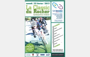 La cyclosportive la Classic du Rocher 23.02.13